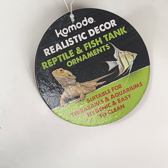 Komodo Realistic Decor Reptile and Fish Tank Hygenic Forest Hiding Den Ornament - Picture 6 of 16